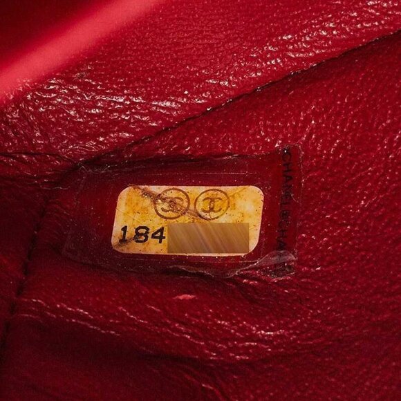 Chanel Red Quilted Patent Leather Classic Medium Double Flap Bag - Picture 4 of 11